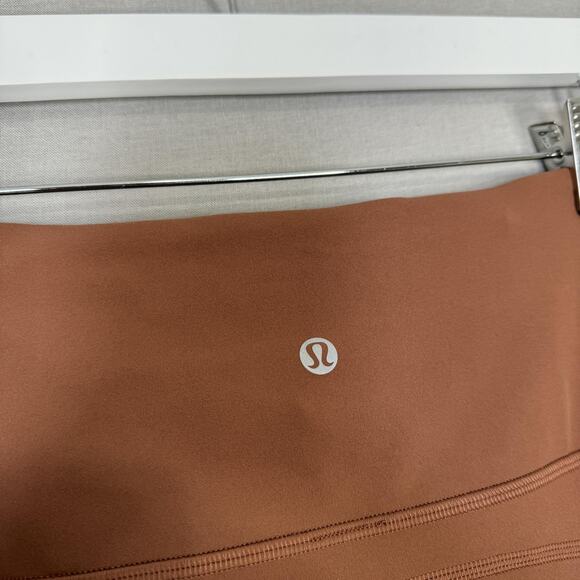 Lululemon Groove Super-High-Rise Flared Pants Womens 14 Roasted Brown Nulu Yoga - Picture 5 of 10